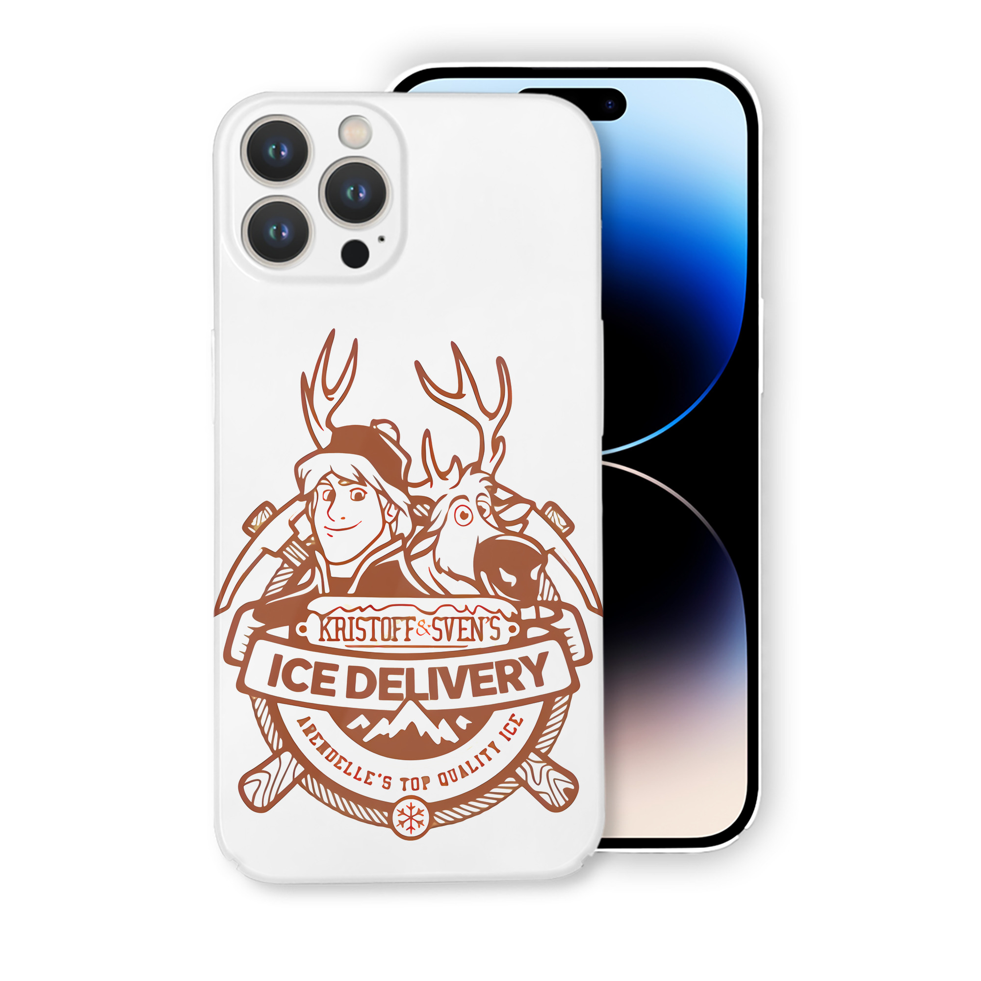 （画像用） アナと雪の女王 アンナ エルサ Frozen Anna Elsa 【iPhone 14シリーズ対応】ハードケース